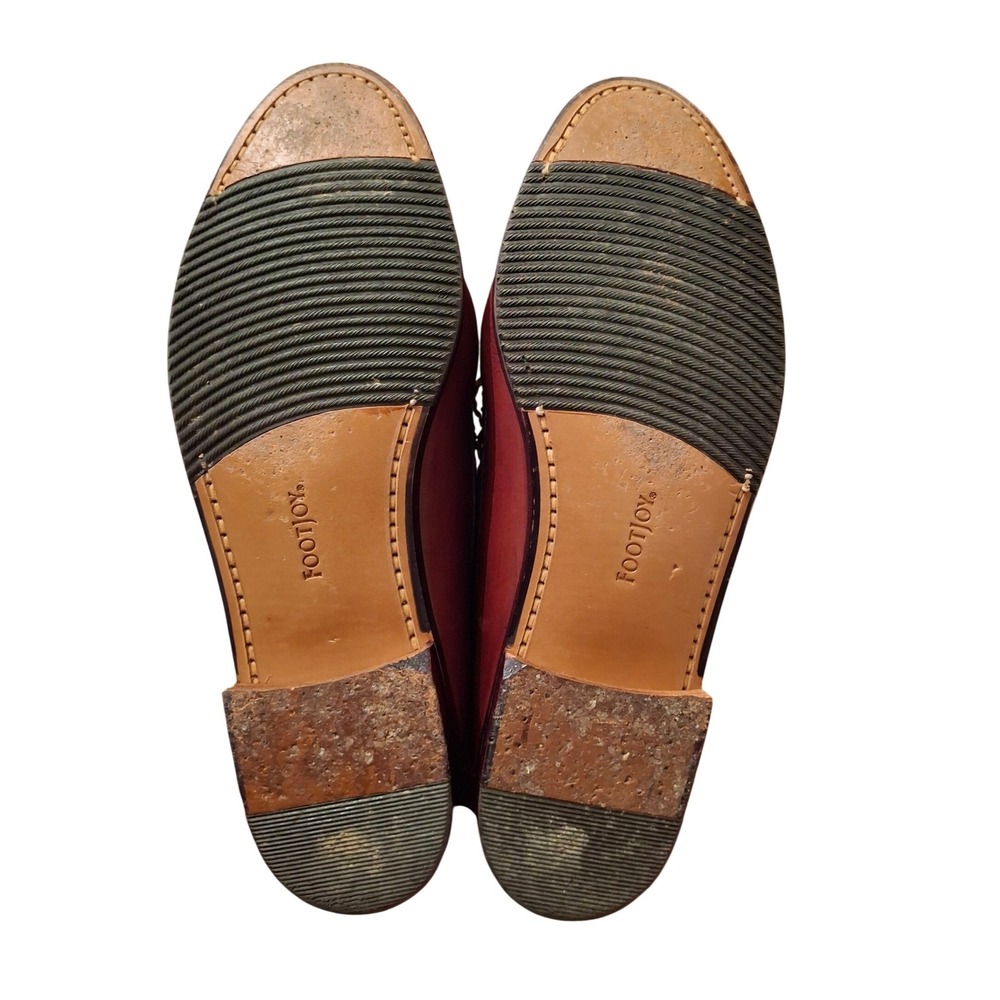 FootJoy Mens 10 E Brown Leather Kiltie Tassel Loafers 79066 Dress Shoe - Picture 4 of 6
